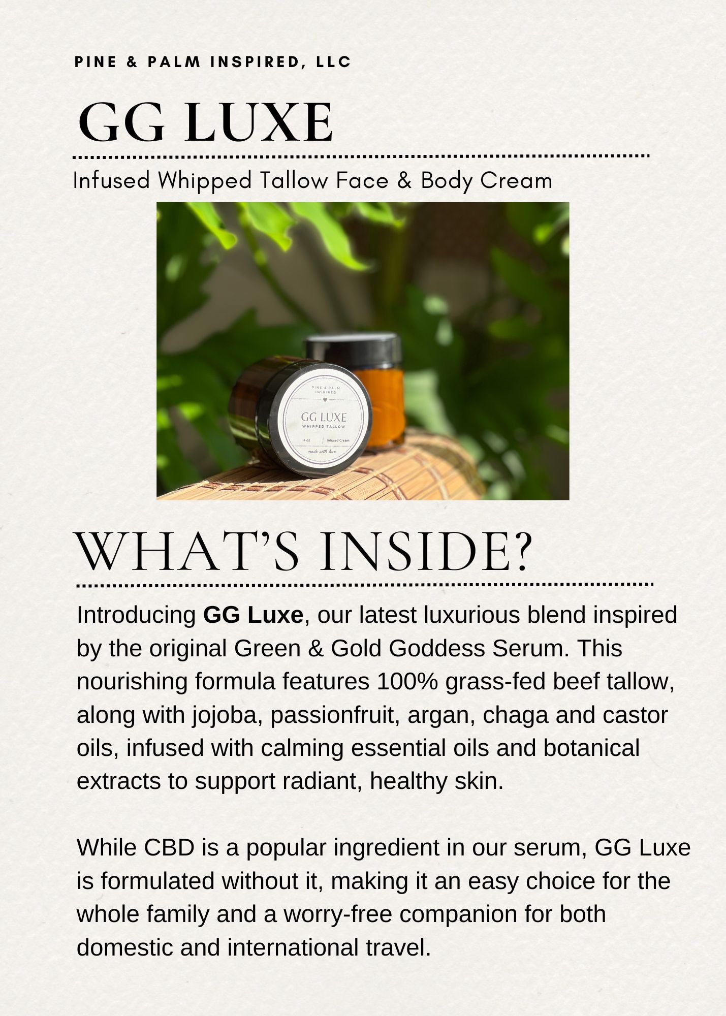 GG Luxe Whipped Tallow 4 oz
